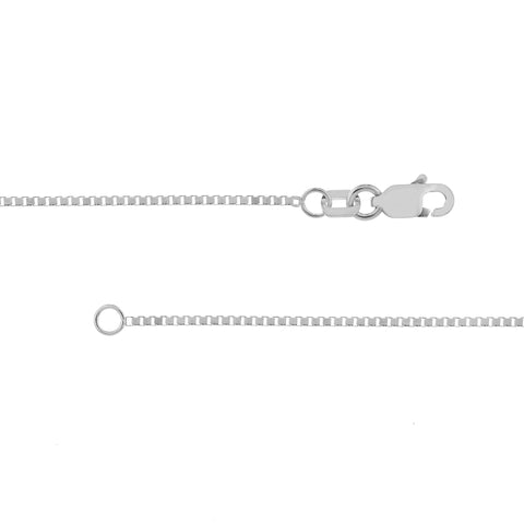 0.96mm Box Chain with Lobster Lock