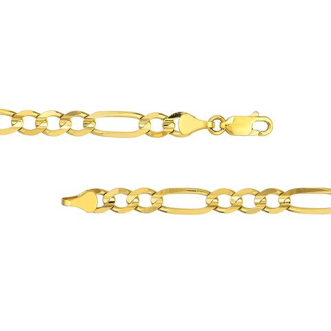 5.8mm Light Concave Figaro Chain