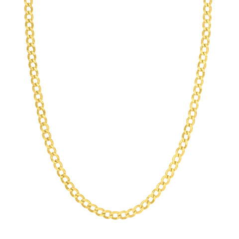 5.7mm Hollow Cuban Chain with Lobster Lock