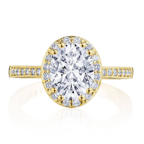 Oval Bloom Engagement Ring