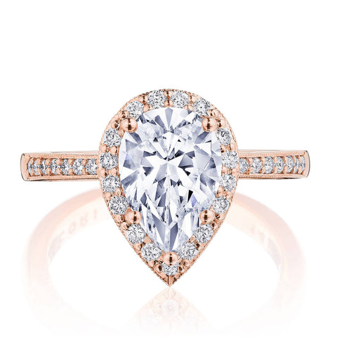 Pear Bloom Engagement Ring