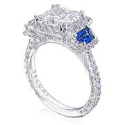 Princess 3-Stone Engagement Ring