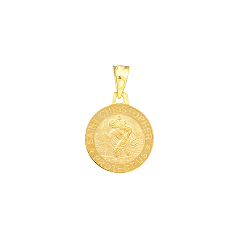 Small Round St Christopher Medal