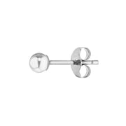 3mm Polished Ball Stud Earrings