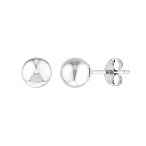 5mm Polished Ball Stud Earrings