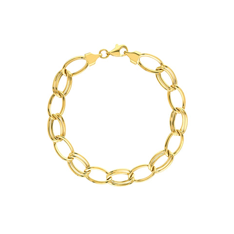 Alternating Single/Double Link Bracelet