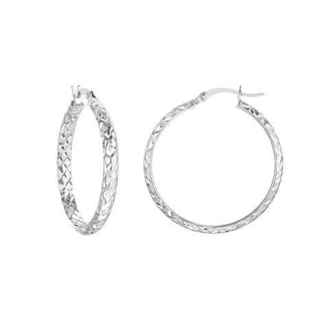 3x30 DC Inside/Out Hoop Earrings