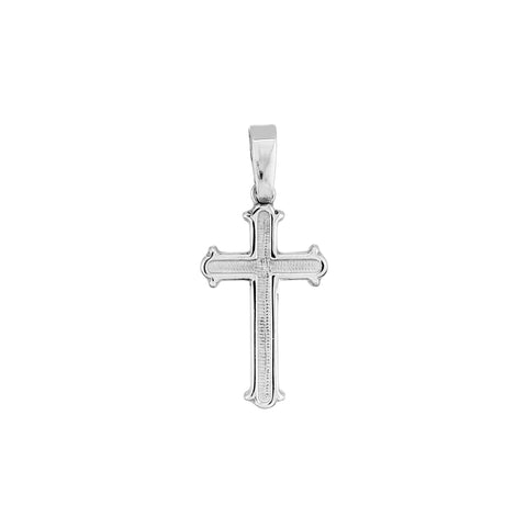 SS Debossed Cross Pendant