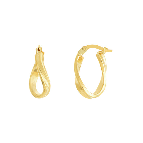 Curved Hoop Earrings