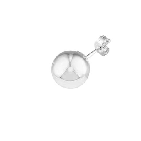 8mm Polished Ball Stud Earrings