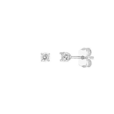 3mm CZ Stud Earrings