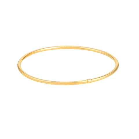 Slip-On Polished Tube Bangle