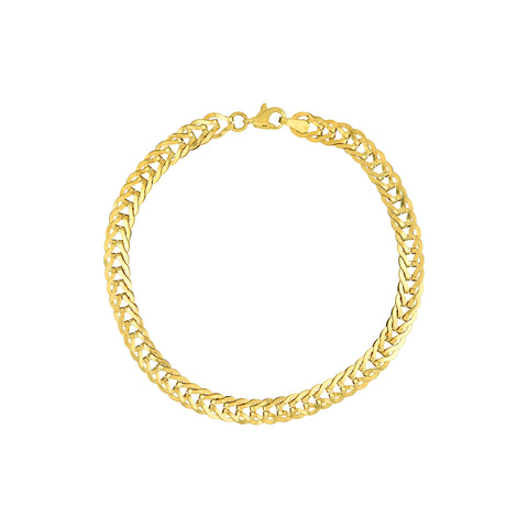 Flat Foxtail Chain Bracelet