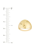 Graduated Dome Signet Ring