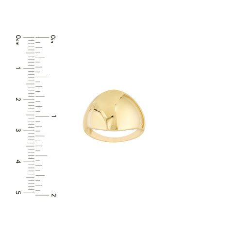 Graduated Dome Signet Ring