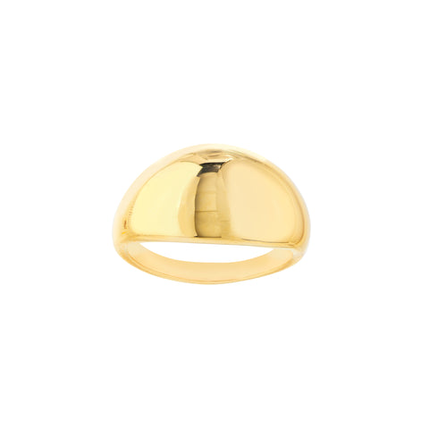 Graduated Narrow Dome Signet Ring