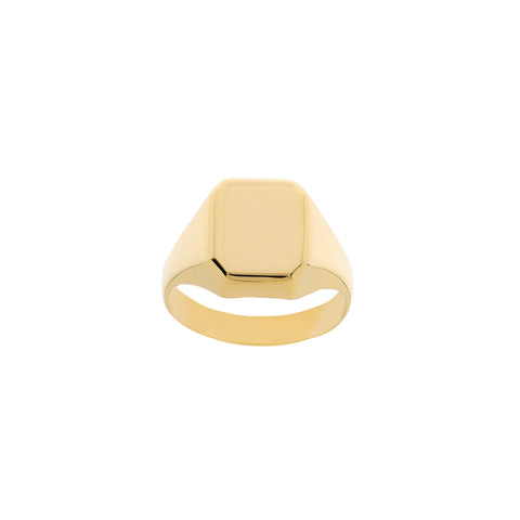 Engravable Rectangle Signet Ring