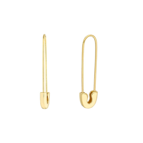 Safety Pin Wire Threader Earrings