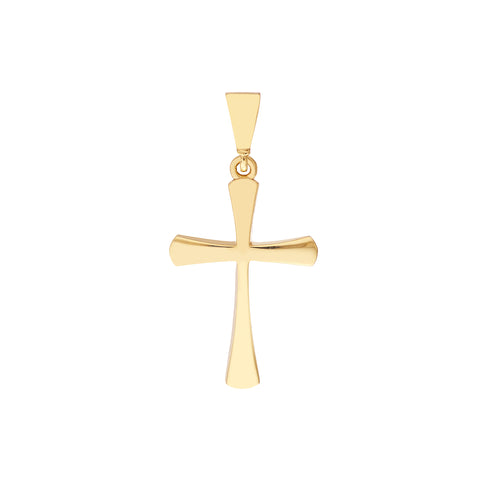 High Polished Cross Pendant