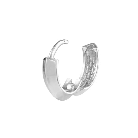 Knife Edge Polished Mini Hoops