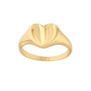 Signet Mini Heart Ring