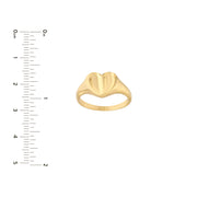 Signet Mini Heart Ring