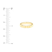 Fluted Band Ring