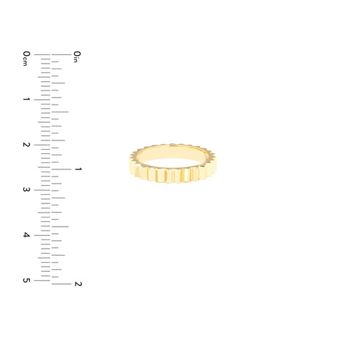 Fluted Band Ring