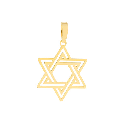 Star Of David Pendant Interlocking