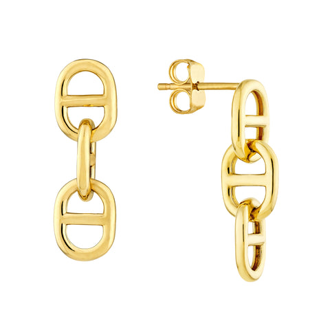 Double Link Earrings