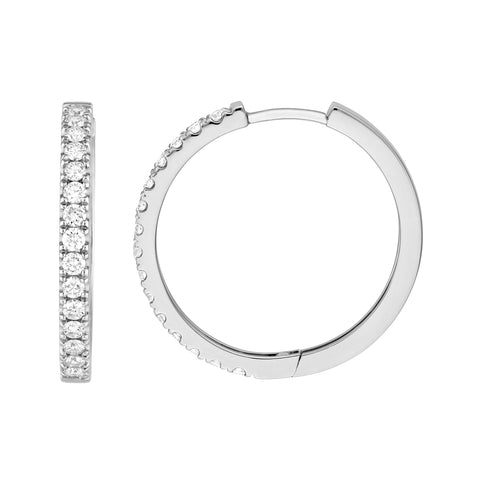 Diamond Hoop Earrings (7/8tcw)