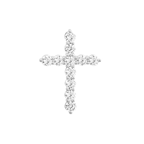 Diamond Cross Pendant (1-5/8tcw)