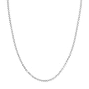 Bezel Set Diamond Necklace (4tcw)