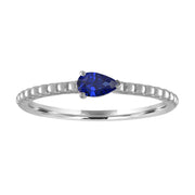 My Story The Posie Ring in Sapphire 14K White